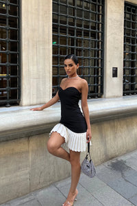 Sweetheart Neckline Strapless Mini Dress