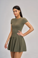 Load image into Gallery viewer, Aspen Olive Dress