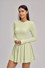 Load image into Gallery viewer, Matcha Sculpt Long Sleeve Dress
