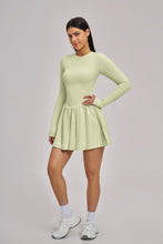 Load image into Gallery viewer, Matcha Sculpt Long Sleeve Dress