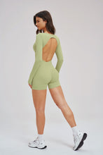 Load image into Gallery viewer, Backless Matcha Muse Romper
