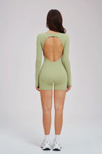 Load image into Gallery viewer, Backless Matcha Muse Romper