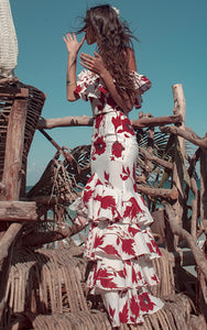 Valencia Amo Couture Floral Dress