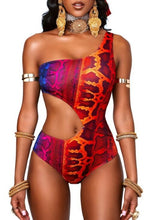 Load image into Gallery viewer, Ornella Snake Print Swimsuit SCARLT FASHION UAE DUBAI 