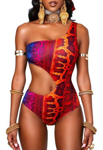 Ornella Snake Print Swimsuit SCARLT FASHION UAE DUBAI 