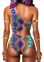Load image into Gallery viewer, Ornella Snake Print Swimsuit SCARLT FASHION UAE DUBAI 