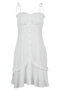 Angelica Mini white bridal  Dress scarlt.com dubai uae
