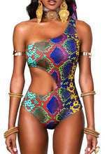 Load image into Gallery viewer, Ornella Snake Print Swimsuit SCARLT FASHION UAE DUBAI 