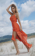 Load image into Gallery viewer, Paprika Polka Top AMO COUTURE SCARLT FASHION UAE DUBAI