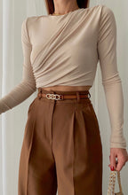 Load image into Gallery viewer, Kristiana Wrap Top beige scarlt.com