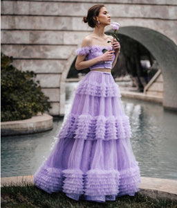 Amelie Baku VIoletta Gown Scarlt UAE